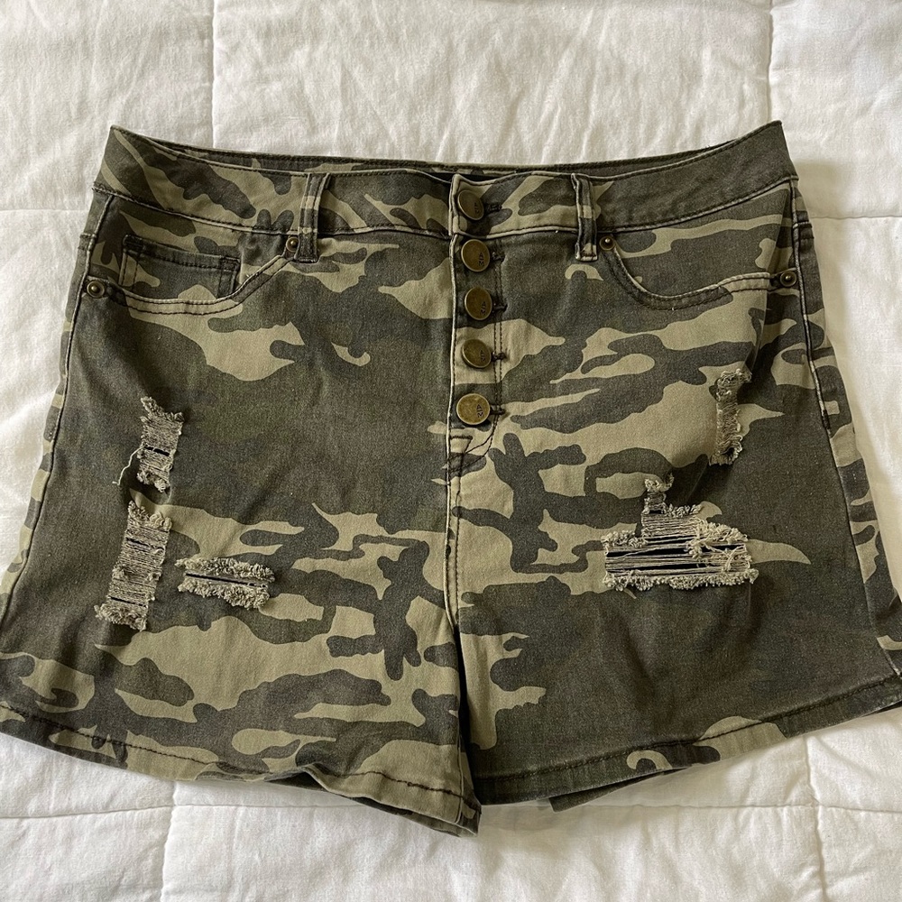 Ashley Mason Camo Shorts